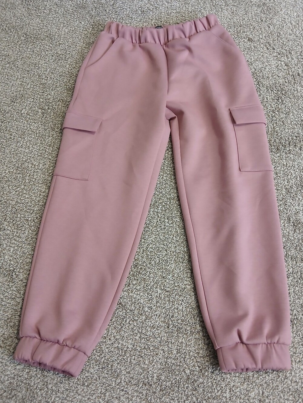 Express Dusty Rose Cargo Joggers Womens Size S.